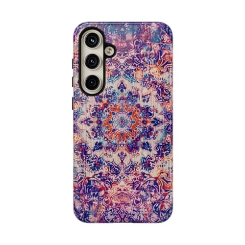 Tapis oriental violet coque rigide Samsung S24 Plus pour un style unique au quotidien