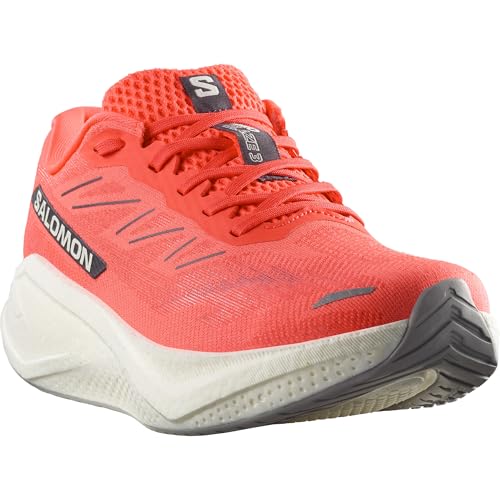Salomon Men's Aero Blaze Sneaker, Neon Flame/Vanilla Ice/Nine Iron, 10