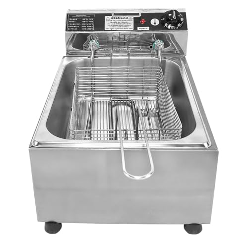 Fritadeira Industrial Ipe Cozinhas Master 7l 7l Aço Inoxidável