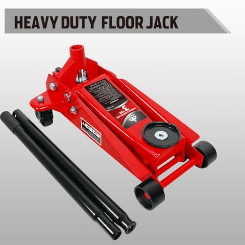 Image of 3 Ton Floor Jack Steel Heavy Duty Car Jack Fast Lift Service Hydraulic Jack