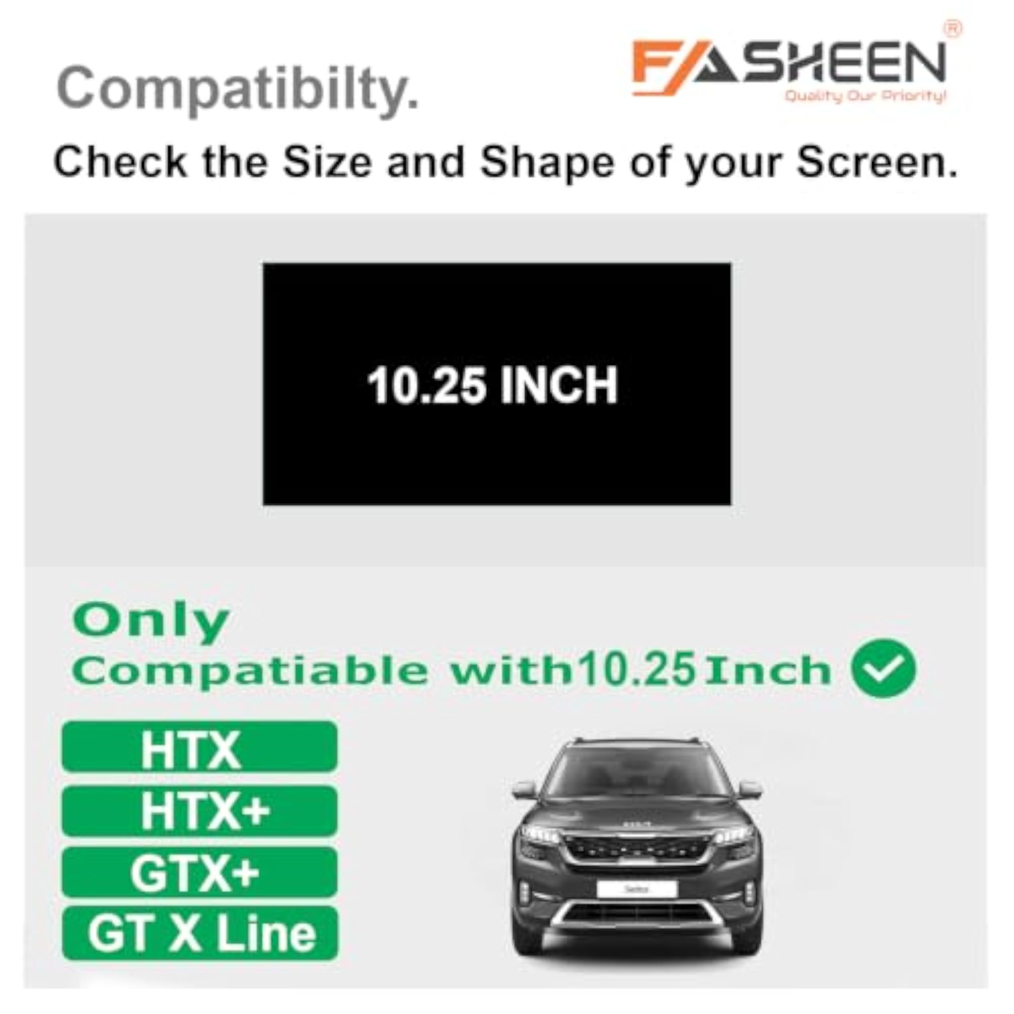KIA SELTOS 2019-2023 Touchscreen Infotainment Display Protector