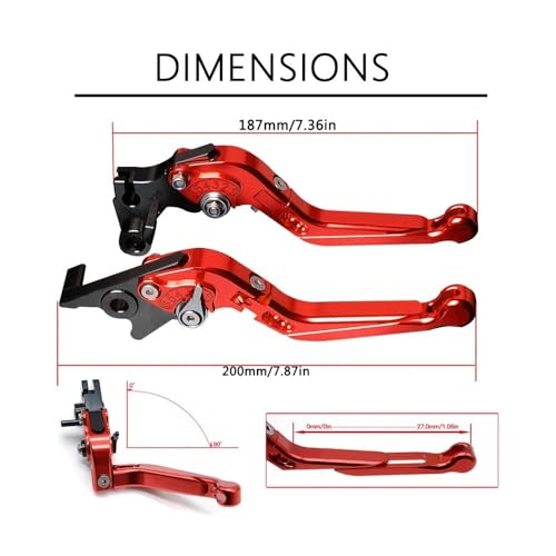 Leviers frein pliables GSXR 1300 Hayabusa pour éviter la casse lors des chutes - 3