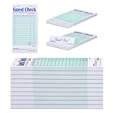 Methdic Guest Checks Server Note Pads 500 Orders Waitress Notepad for Restaurants (10 Books)