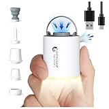 FLEXTAILGEAR Tiny Pump X Portable Air Pump+ Camping Light Ultra-Mini Air Pump with 1300mAh Battery USB Rechargeable for Sleeping Pads Pool Floats Air Bed Air Mattress Swimming Ring