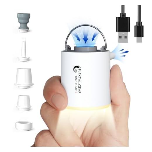 FLEXTAILGEAR Tiny Pump X Portable Air Pump+Lantern
