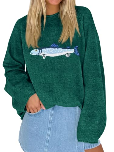 Tankaneo Womens Oversized Sweaters Chunky Knit Pullover Tops Fall Outfits