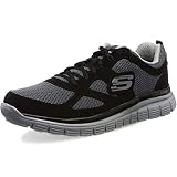 Skechers Burns- Agoura Hombre Scarpe da Ginnastica, Black, 41.5 EU