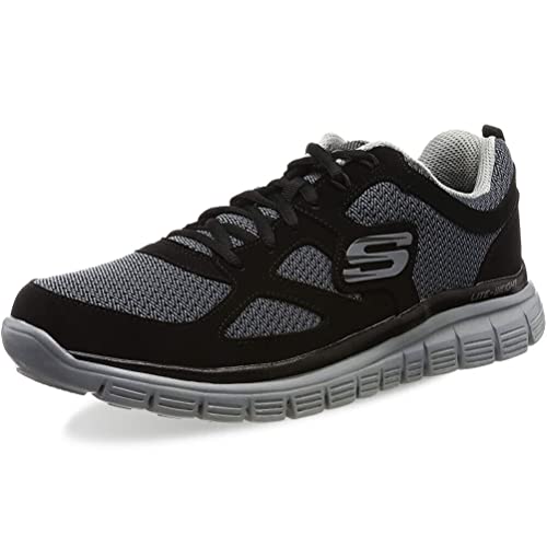 Skechers Burns- Agoura Hombre Scarpe da Ginnastica, Black, 41.5 EU