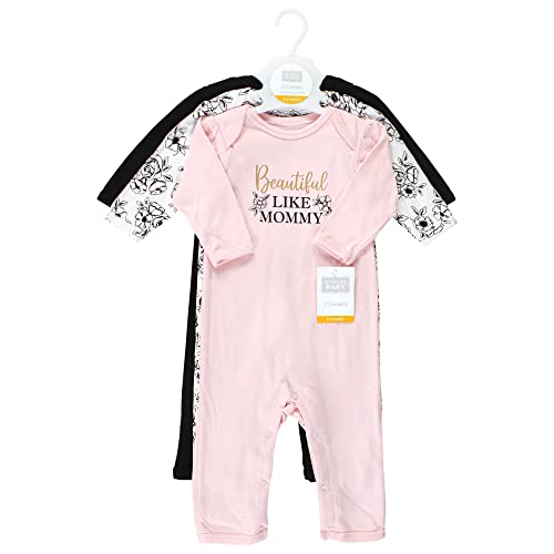 Image of Hudson Baby Baby Cotton Union Suit, 3 Pack