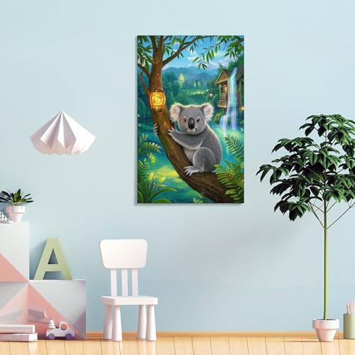 Tableau Impression Sur Toile Koala Finition Premium Pour Intérieur Chic