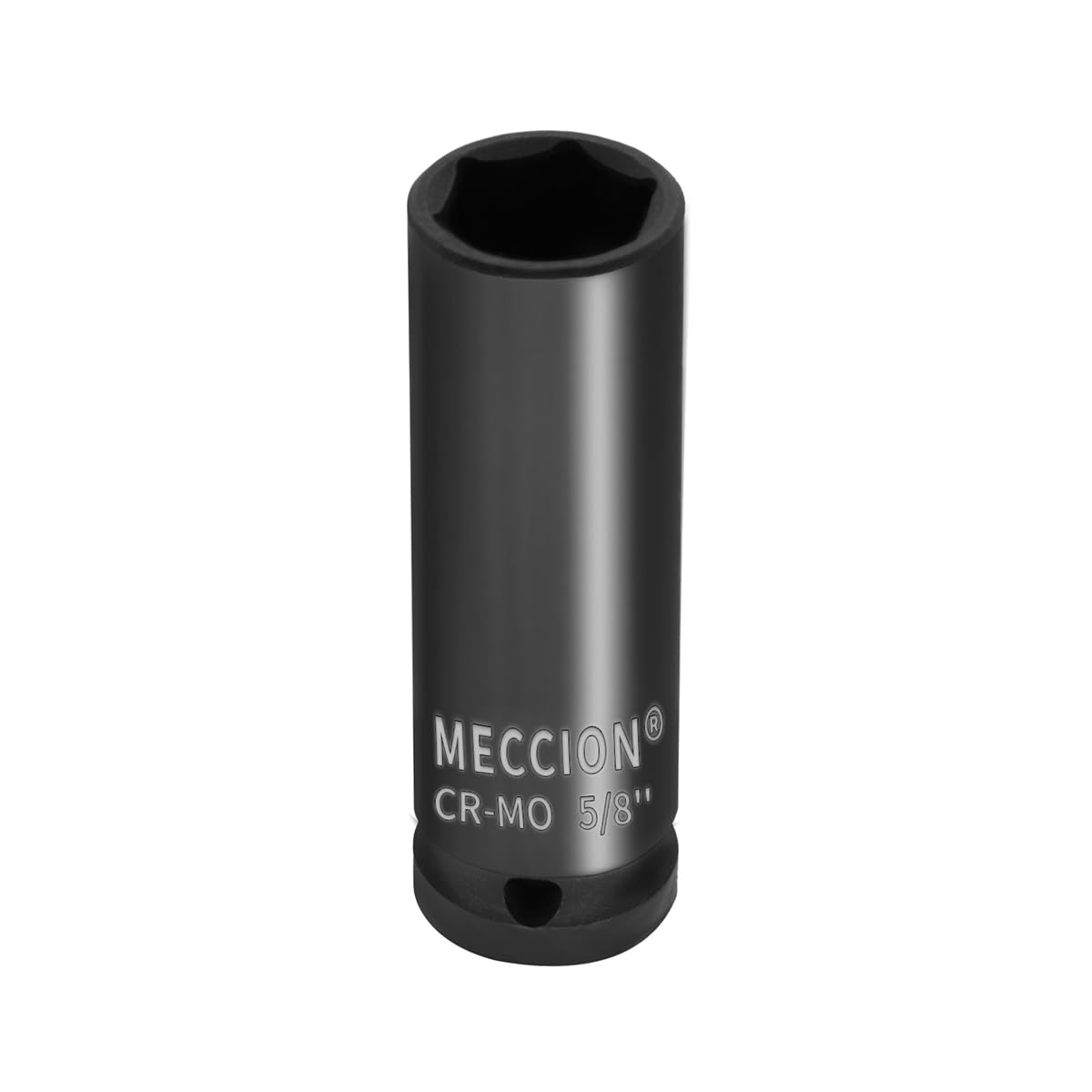 Meccion 1/2 Inch Drive Impact Socket 5/8 inch SAE, 6 Point Cr-Mo Deep Impact Socket, 78mm Length