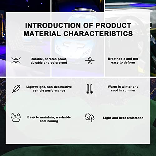 Kehuashina 2Pcs/Set Interior Instrument Panel Cover For Tesla Model 3 Model Y 2017-2022 Accessories Suede Fur Dashboard Decoration (Red) #TOP4