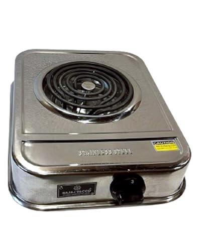 Image of Bajaj Vacco Coil Hot Plate 2000W Stainless Steel Long Body HP-05