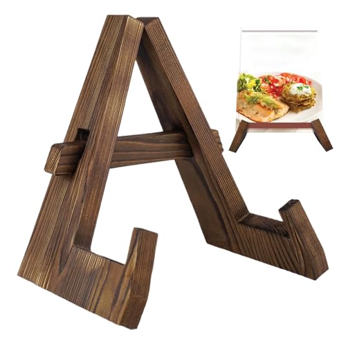 Espositore per libri di cucina, in legno, per libri di ricette da cucina, compatto, per uomini, donne, adolescenti, ragazze, ragazzi, figlio, figlia, famiglia, nonna