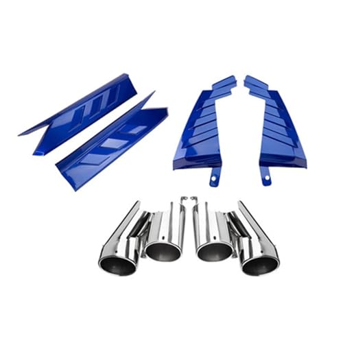 Parachoques trasero con difusor y terminal de escape compatible con Accord 2019 3