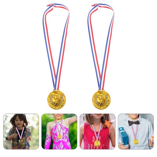 Medallas de oro MERRYHAPY en pack de 50 piezas de tamaño pequeño 6