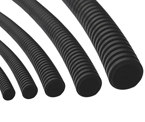Tubo corrugado para protección de cables, tubo aislante, protección contra martas, tubo vacío (50 metros, 50 mm interior)