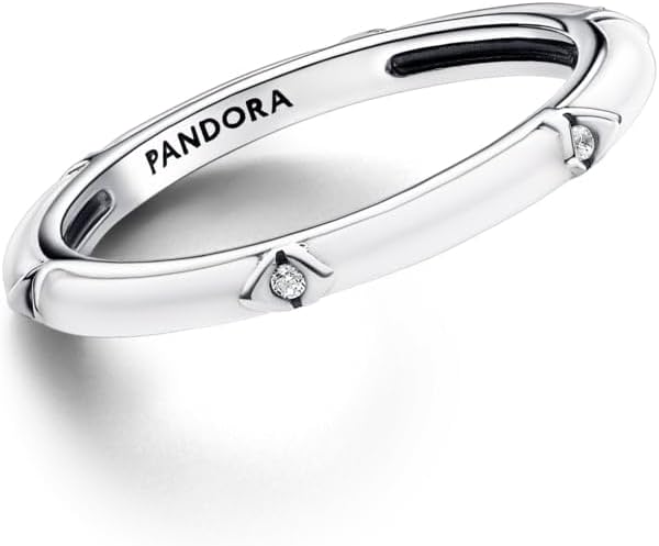 PANDORA Me Stones & Enamel Ring - Sterling Silver Ring with Cubic Zirconia & Enamel - Jewelry for Women - Includes Gift Box