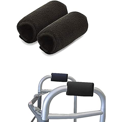 Universal Walker Padded Hand Grip Covers, Comfort Soft Cushion Memory Foam Core Padding for Elderly and Disabled Cover