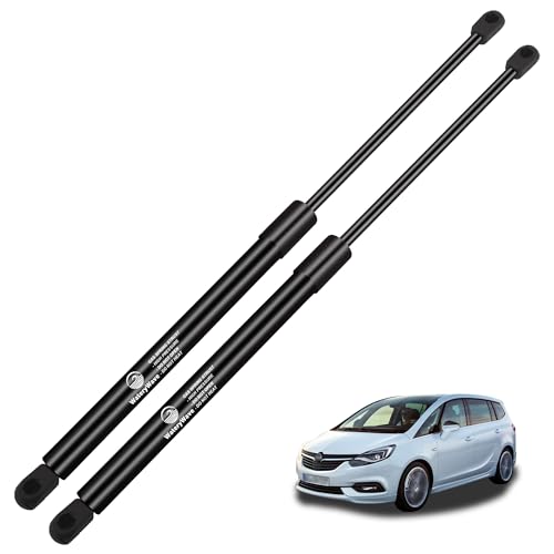 Image of WateryWave 2X Rear Tailgate Struts for Zafira B 2005-2014 Car Boot Gas Springs Black Gas Struts Boot Struts Shock Lift Support Replace #0132749, 13128759