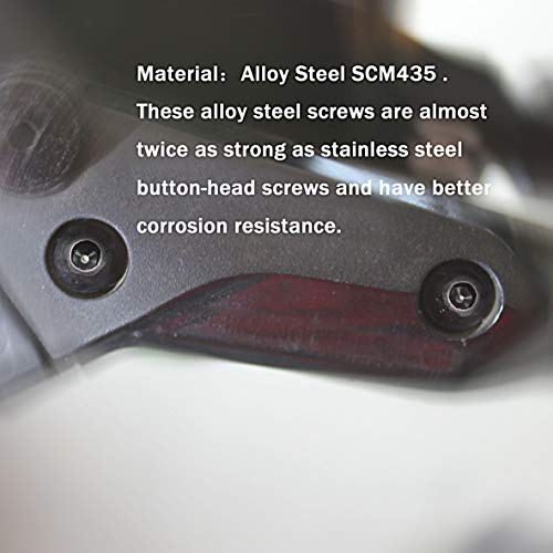 Fullerkreg M4-0.7 X 10Mm Iso 7380 Hex Drive Class 10.9 Black Oxide Finish Alloy Steel Button Socket Cap Screw (Pkg Of 100) #TOP5