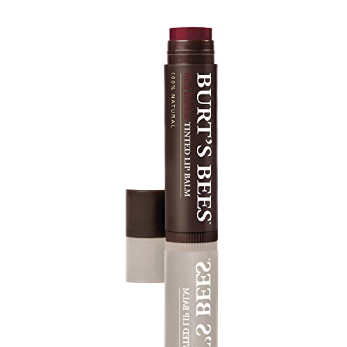 Burt's Bees 100% Natural Tinted Lip Balm, Red Dahlia with Shea Bu...