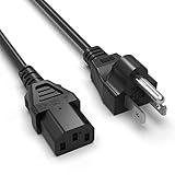 【PSE認証済】1.2M I-O DATA 互換用 モニター 電源ケーブル 3ピンソケット(メス)2ピンプラグ(オス) 3ピン アース線付き ミッキーケーブル 液晶ディスプレイ 電源 コード