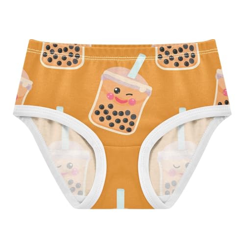 Kawaii Bubble Tea Cartoon Toddler Girls's Underwear 2T 202c1121