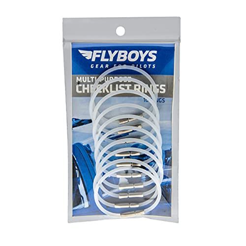 Anillos FlyBoys de 1.75 pulg para checklists, pack 10