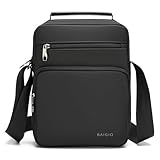 BAIGIO Men's Messenger Bag Shoulder Bags Crossbody Travel Bag Casual Sling Pack Man Purse Handbag for Work Business