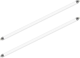 2 Pack 14W Fluorescent Tube, T5 Cool White 4000K, 549mm, G5 Base Low Energy Consumption Tube Light, Emergency Energy Saving Light, Suitable for Kitchen, Cabinet, Garage, Bathroom