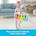 Fisher-Price Baby Playmat Deluxe Kick & Play Piano Gym for Learning & 2 Maracas Soft Rattles for Newborn to Toddler Play Ages 0+ Months