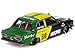 1:64 Scale Diecast Model Car Compatible with Nissan Datsun Street 510 Racing V2 Black Yellow Limited Edition by Kaido House KHMG131