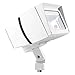 RAB Lighting FFLED52YW/PCS FFLED 52W LED Floodlight, 3000 K (Warm) Color Temp, Arm Mounted, Standard Type, White Finish
