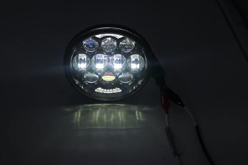 farol da motocicleta 80W 5 3/4 5,75 polegadas Farol LED com DRL Para Sportster Iron 883 1200 Dyna St