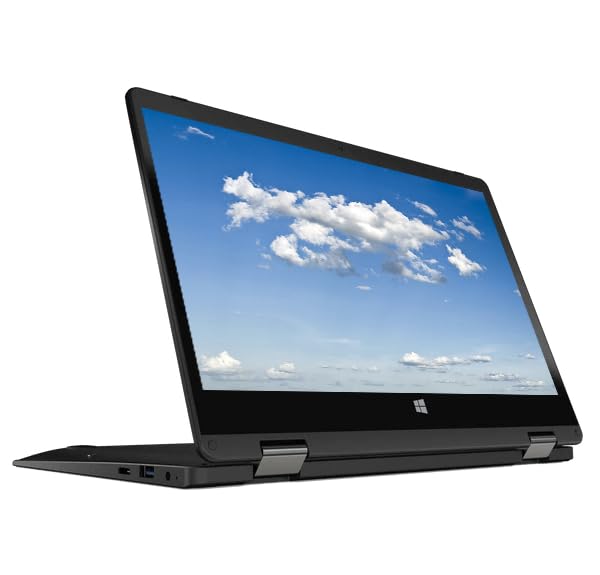 acer Gateway 11.6' Convertible Laptop, HD IPS Touchscreen with 360' Rotation, Intel Processor Up to 2.79GHz, 4GB DDR4 Ram, 64GB Storage, Super-Fast WiFi, Windows 11 OS, Pastel Black, Renewed