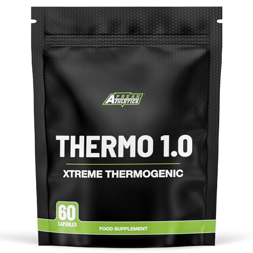 Freak Athletics Thermo 1.0 Weight Loss Pills - Fat Burners for Men - Fat Burners for Women Weight Loss - 60 Capsules Fat Burner Suitable for Men & Women - UK Made
