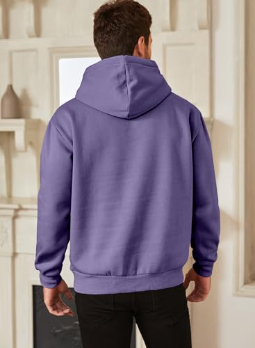 Image of JMIERR Mens Casual Oversized Hooded Collar Drawstring Cotton Hoodies Pullover Sweatshirts Casual Long Sleeve Shirts