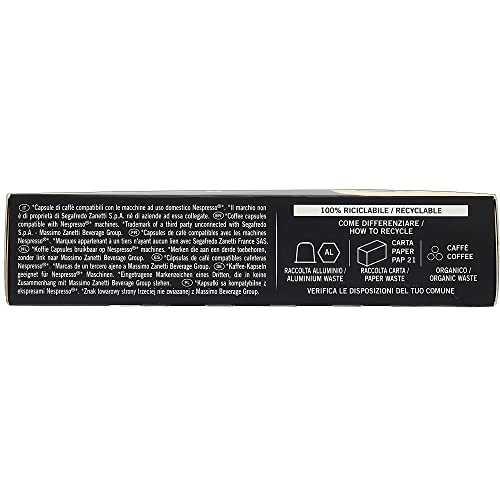 Segafredo Zanetti 100 Capsule in Alluminio compatibili con Nespresso di Caffè Classico Gusto ricco e armonioso (10 Astucci da 10 Capsule) - Adatte per Macchine Nespresso Original - Immagine 1