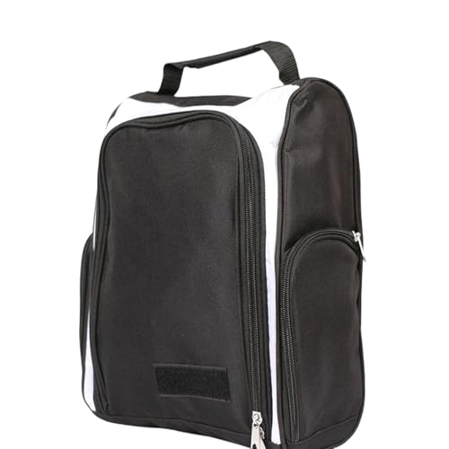 Sac à chaussures pour salle de sport zippé avec poches latérales