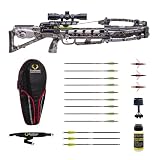 TenPoint Venom X Bundle, Vektra - Includes Nine Pro Elite 400 Non-Lighted + Three Pro Elite 400 Lighted Arrows, Three EVO-X CenterPunch Broadheads, Narrow Soft Case, Neoprene Sling & Premium Lubricant
