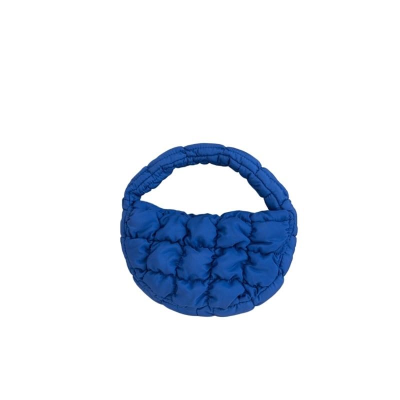 Mini sac fourre-tout matelassé nylon souple pochette clés sac à main simple femme tendance
