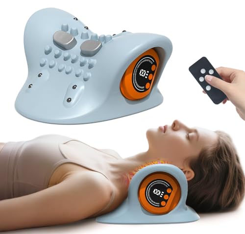 Holniva Neck Massager 2026 - New Upgrade 3 in 1 Portable Massager with Heat, Pulse & Vibration -...