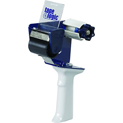 Tape Logic TLTDHDX2 Long Roll (1 1/2" Core) Carton Sealing Tape Dispenser, 2", Blue/White