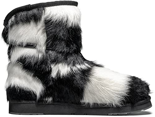 AU&MU Womens Casual and Versatile Warm Simple Snow Boots3