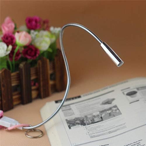 LinaLife USB Flexible Bright LED Night Light Lamp Laptop Portable Computer Metal PC Modern USB LED Lamp, Computer Keyboard Light for Laptop, Flexible Gooseneck Tube photo 2