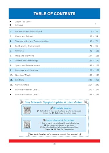Image of Oswaal One For All Olympiads Class 2 General Knowledge (GK) Prep-Guide Book | Chapter-wise Previous Years' Solved Papers | Questions for SOF& Other Exams 2026 | With Sample Practice Papers & Oswaal.AI