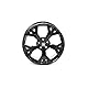 Seat 575071499F041 Aluminiumfelge 19 Zoll Tuning Felge 8Jx19H2 ET45 Lochkreis 5x112 Leichtmetallfelge, schwarz glänzend