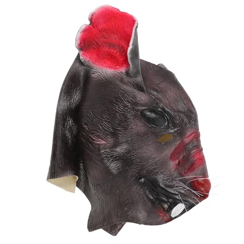 Masque de rat en latex réaliste pour cosplay adulte et adolescent