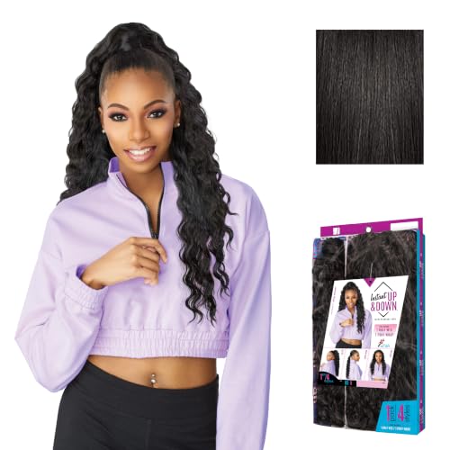 Sensationnel Instant Updown Halfwig Pony-lud 9, 1B OFFBLACK